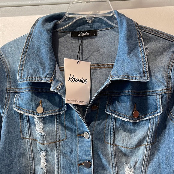 NWT Kosmios Denim Jumpsuit - Picture 4 of 6